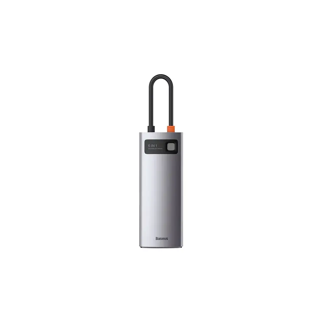 Концентратор Baseus USB-C 6-in-1 (CAHUB-CW0G) - фото 2