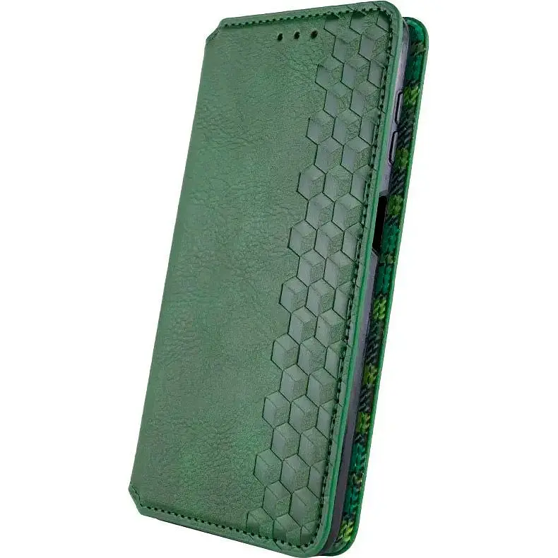 Чохол-книжка GETMAN Cubic Cover Case для Redmi 13C / Poco C65 Green [100965] - фото 2