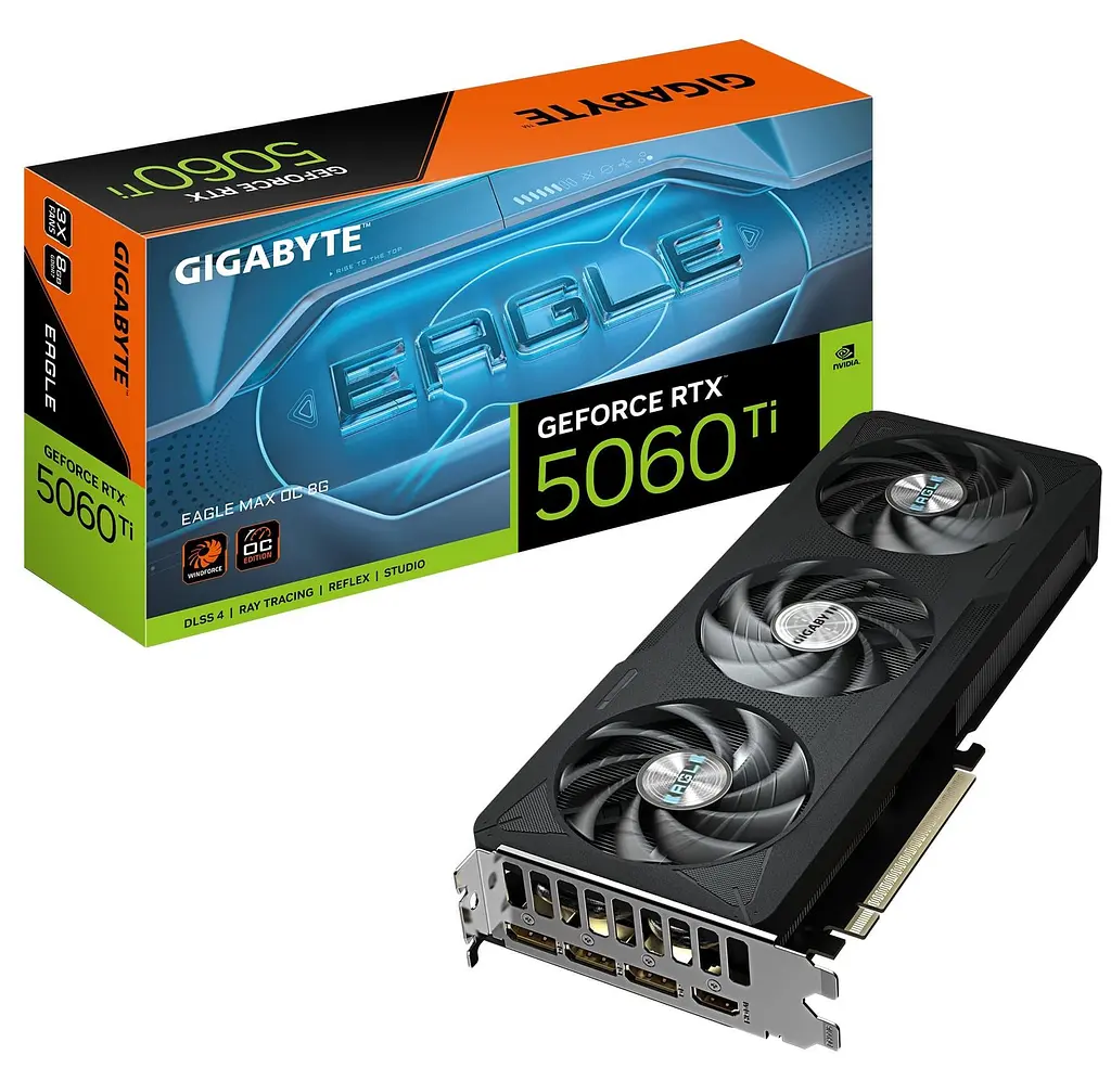 Відеокарта Gigabyte RTX 5060 Ti 8GB EAGLE MAX OC (GV-N506TEAGLEMAX OC-8GD) (GDDR7, 128 bit, PCI-E v5.0 x8) - фото 10
