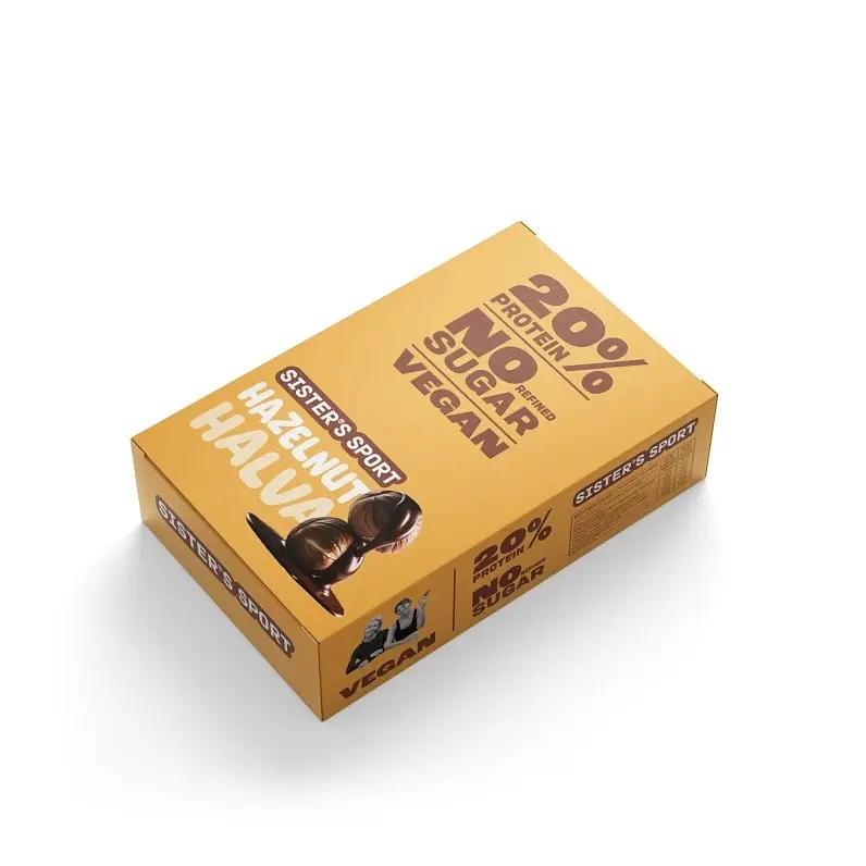 Батончик Sister's Sport Protein Halva, 10*40 грам - фундук 000313971 - фото 2