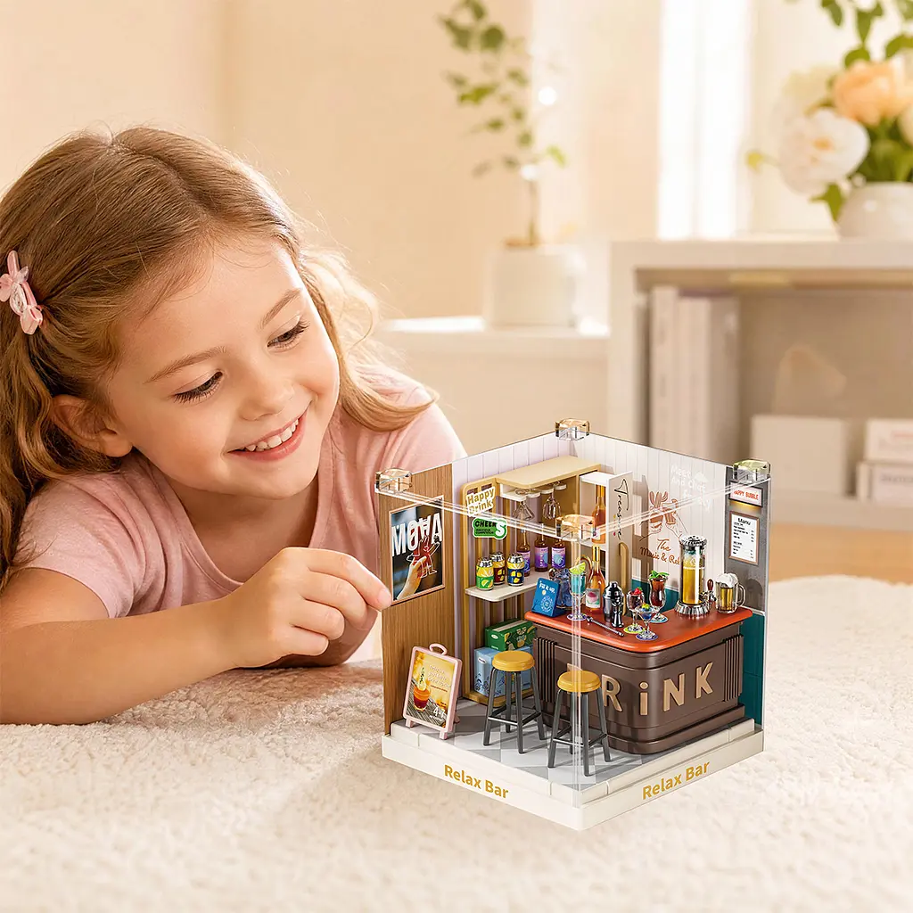 Конструктор-румбокс Mini House серії Інтер'єр Міні - Бар (8039) - фото 6