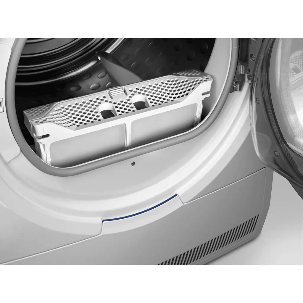 Electrolux Сушильна машина тепловий насос, 8кг, D, 64см, дисплей, білий - фото 4