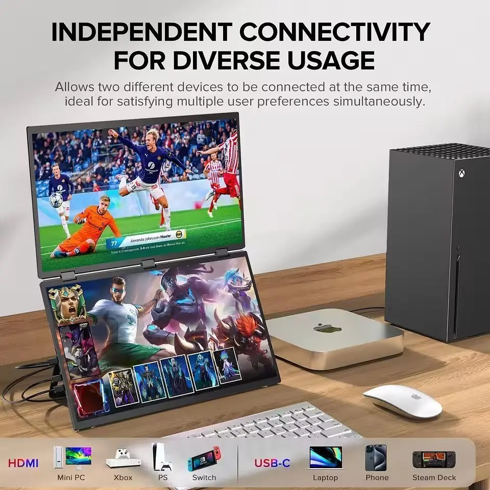 Портативний монітор UPERFECT Delta Plus 18.5" Touch [137073] - фото 6