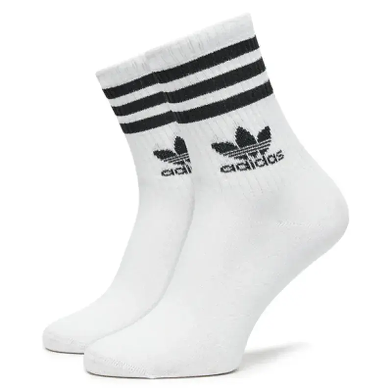 Шкарпетки Adidas Crew Sock 3str IL5023 білий сірий, чорний S (37-39) (4066762038404) - фото 4