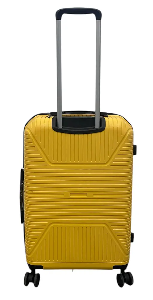 Валіза середня Worldline Airtex 291 поліпропілен M Жовтий - фото 4