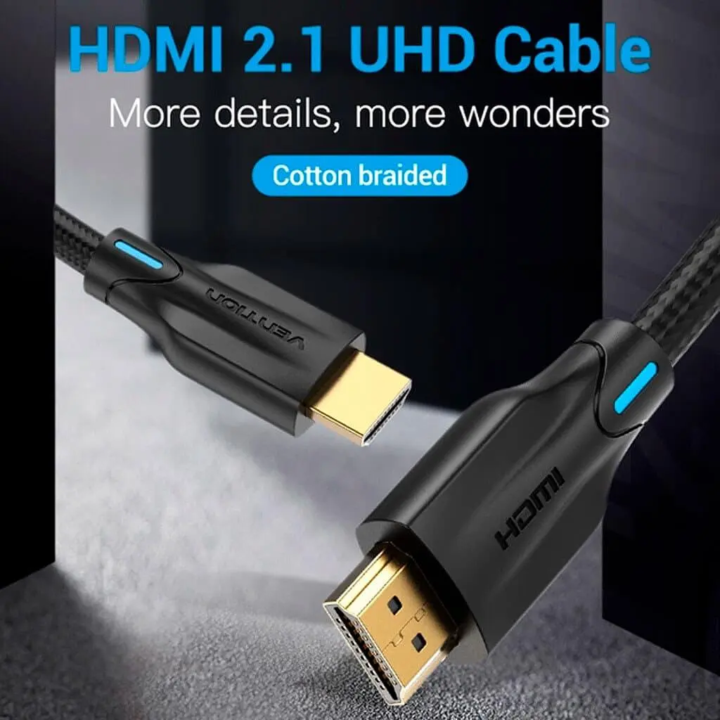 Кабель Vention HDMI-HDMI V 2.1 1 м (AAUBF) - фото 2