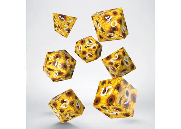 Набор кубиков Full Art Dice Set: Sunflower , 7 шт. (SWSPSUNF) - фото 2
