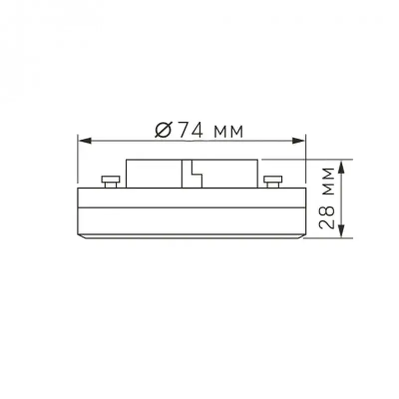 Лампочка Videx LED GX53 12W 3000K 220V (VL-GX53-12533) - фото 5