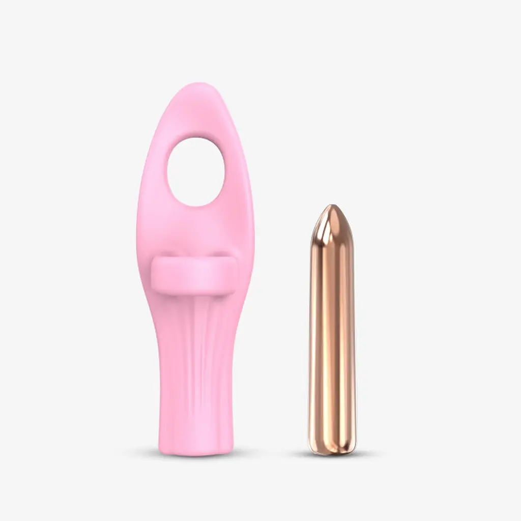 Вібратор на палець Love To Love Tickle Me 13.5 см рожевий - фото 3