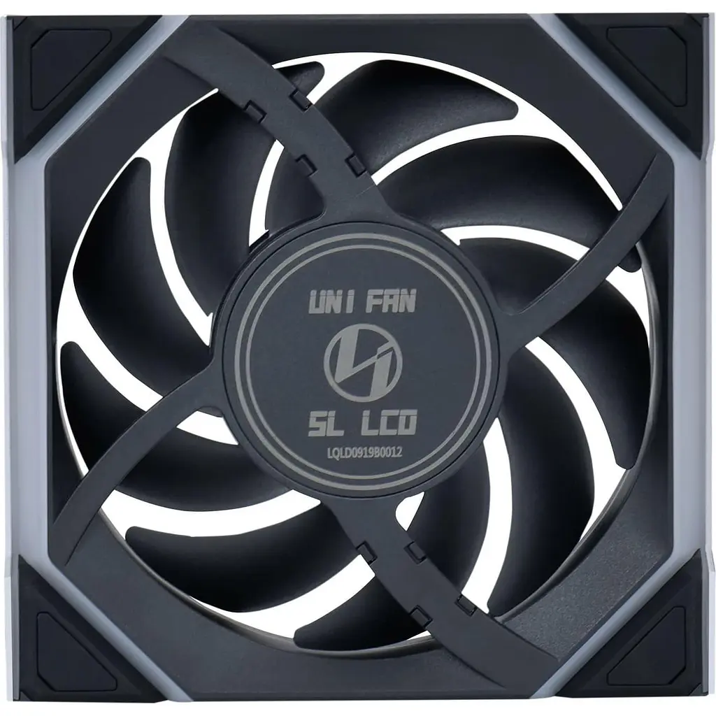 Вентилятор LIAN LI Uni Fan SL WIRELESS LCD Reverse 120-1 Black (G99.12RSLLCD1W1B.00) - фото 4