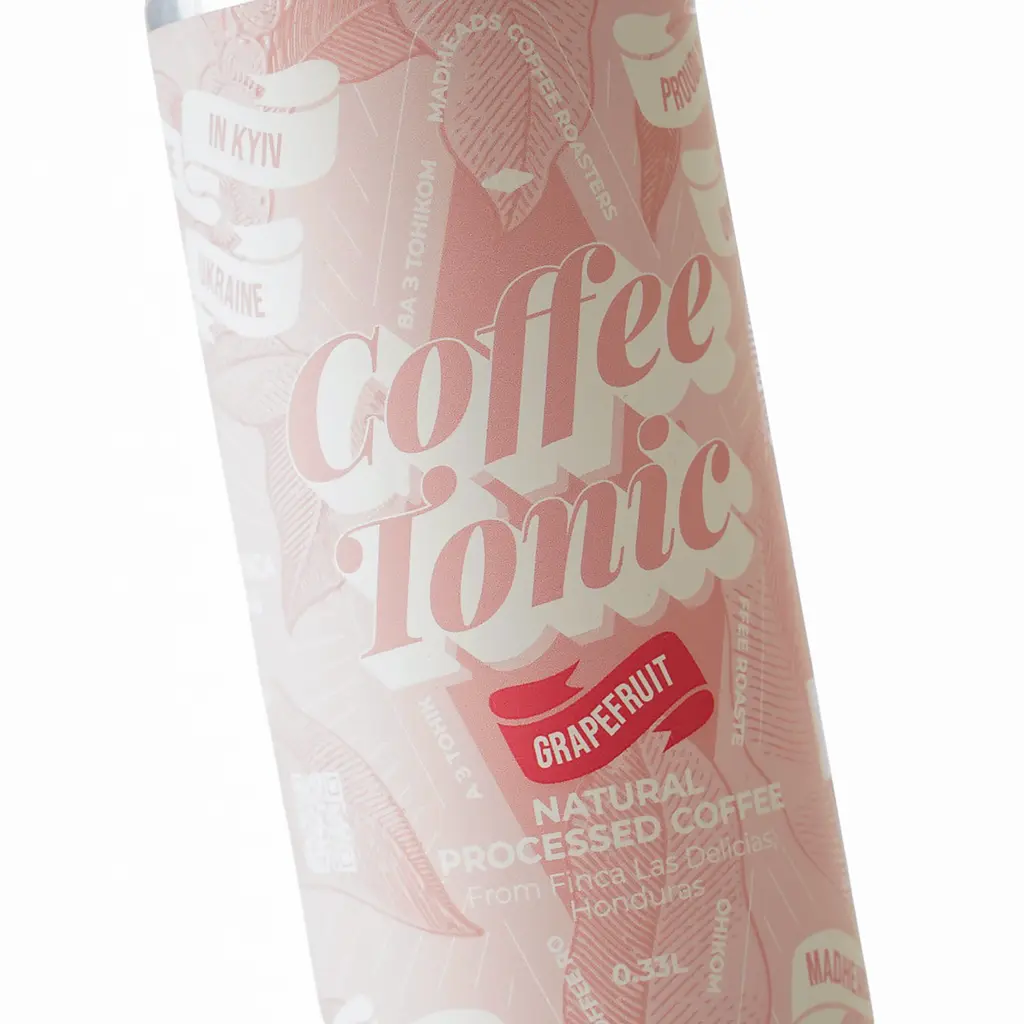 Напій безалкогольний Madheads Underwood Coffee Tonic Grapefruit середньогазований 0.33 л з/б - фото 5