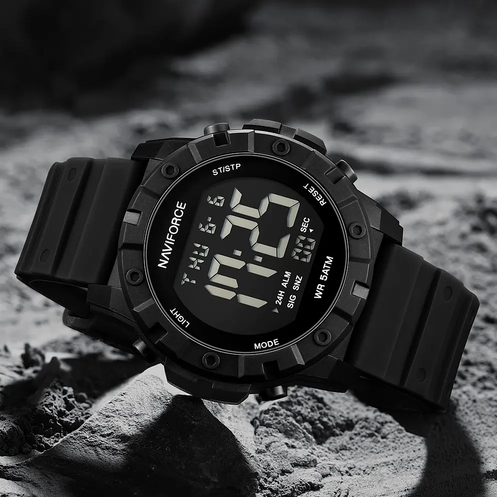 Наручний годинник чоловічий Naviforce Professional Чорний (3273) - фото 5