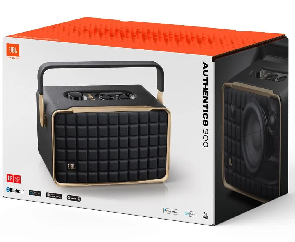 Портативна акустика JBL Authentics 300 Black (JBLAUTH300BLKEP) - фото 10