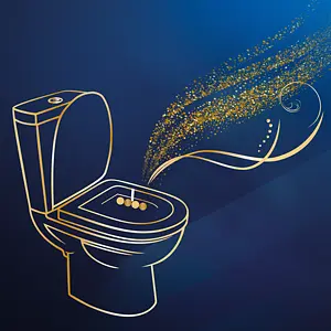 Туалетний блок для унітазу Bref De Luxe Розкішна орхідея, 50 г (853414) - фото 2