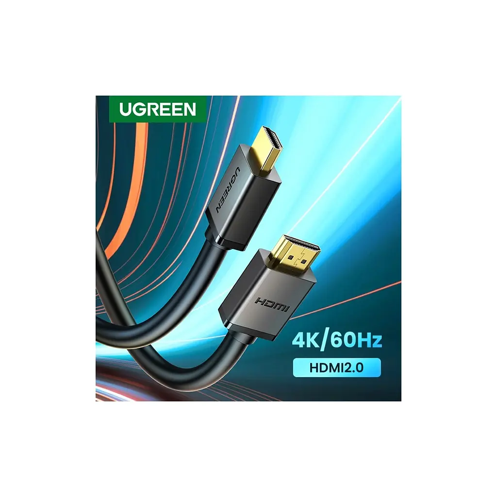 Кабель мультимедійний HDMI M to HDMI M 2.0m HD104 black Ugreen (10107) - фото 4