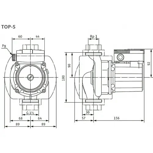 Циркуляційний насос Wilo TOP-S 25/13 DM (2084441) - фото 3