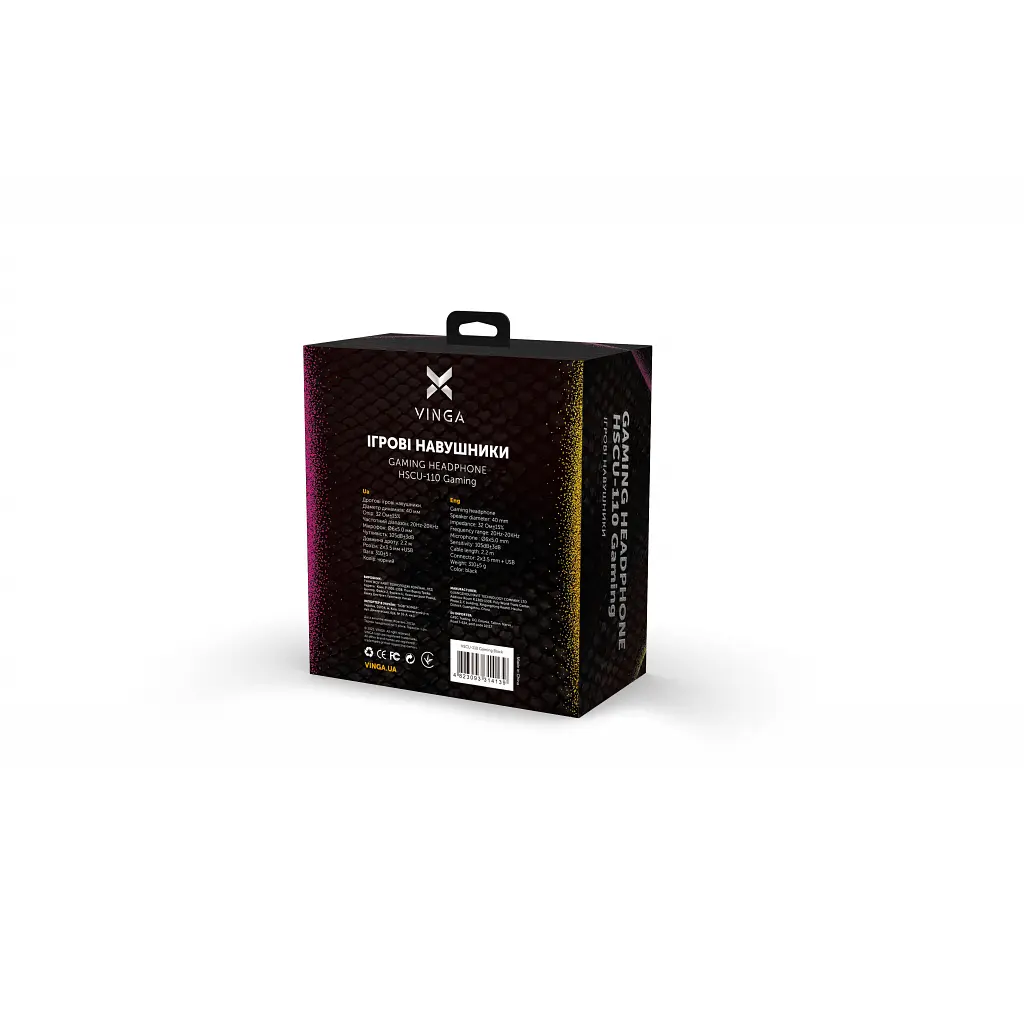 Навушники Vinga HSCU-110 Gaming Black (HSCU-110) - фото 5