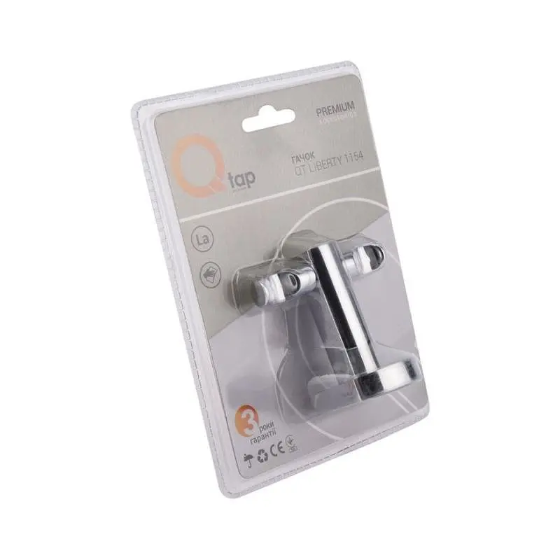 Гачок Qtap Liberty CRM 1154, Хром - фото 6