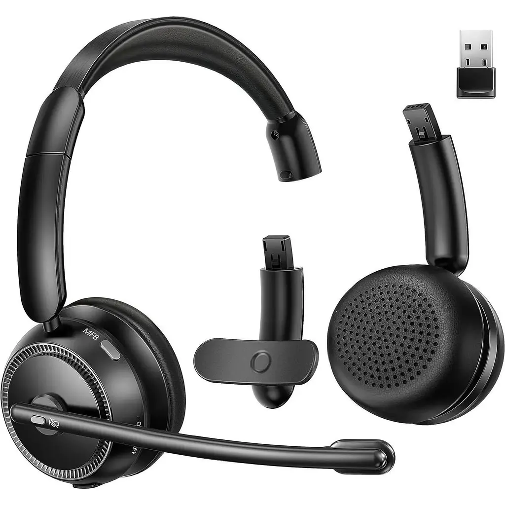 Бездротові навушники Pointcinco з мікрофоном і шумозаглушенням - фото 4
