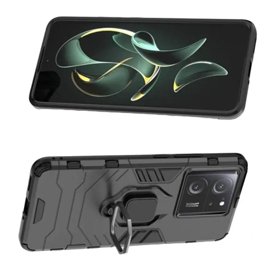 Чохол бампер Primolux Ring Armor для Xiaomi 13T / Xiaomi 13T Pro / Xiaomi Redmi K60 Ultra Black - фото 5