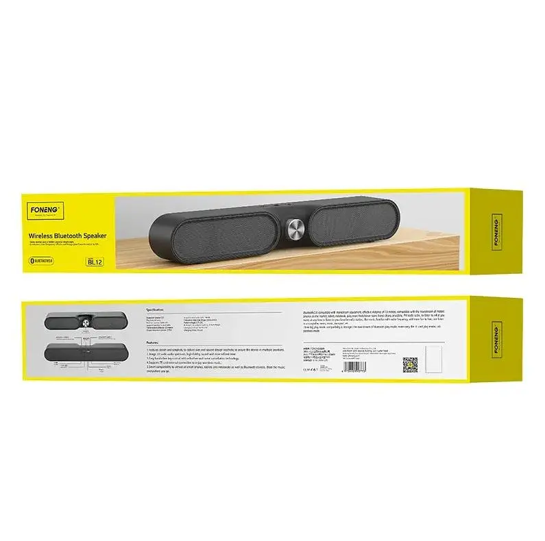 Акустична система Foneng BL12 Multimedia Bluetooth Speaker (BL12-BS-M) - фото 4