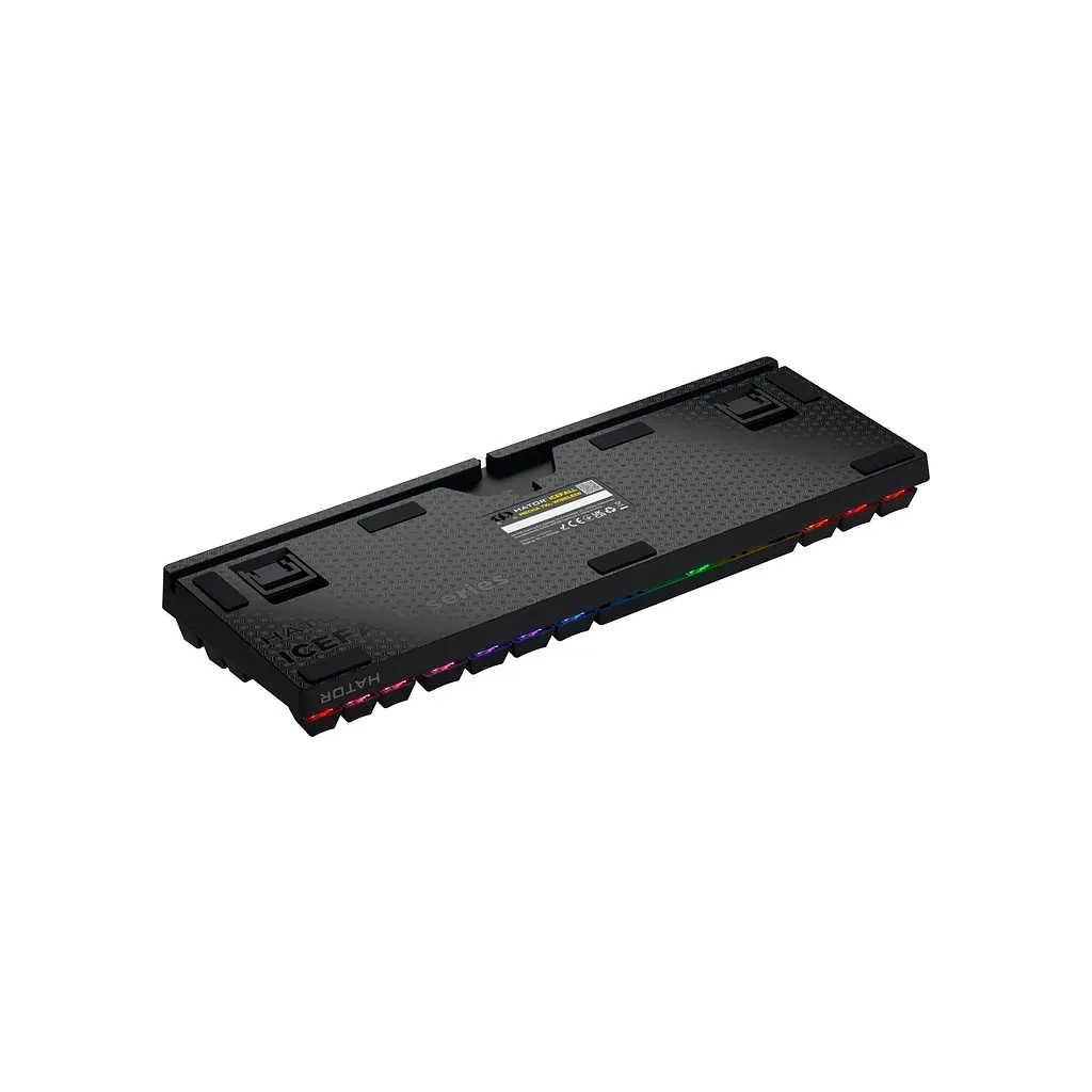 Клавіатура Hator Icefall Mecha TKL Rainbow Wireless/USB Black (HTK287UA) - фото 7