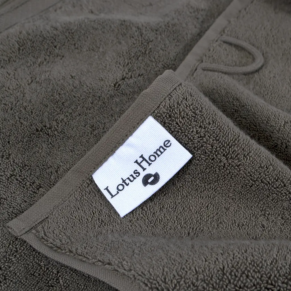 Полотенце махровое Lotus Home - Grand soft twist brown коричневый 90x150 - фото 3