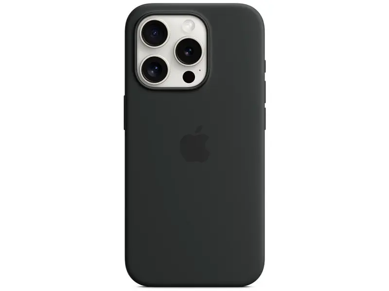 Чохол для смартфона Apple iPhone 15 Pro Silicone Case with MagSafe - Black (MT1A3) - фото 2