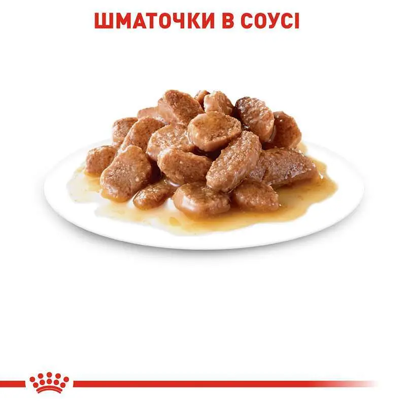 Влажный корм для взрослых котов предрасположенных к избыточному весу Royal Canin Ultra Light, кусочки в соусе, 85 г - фото 4