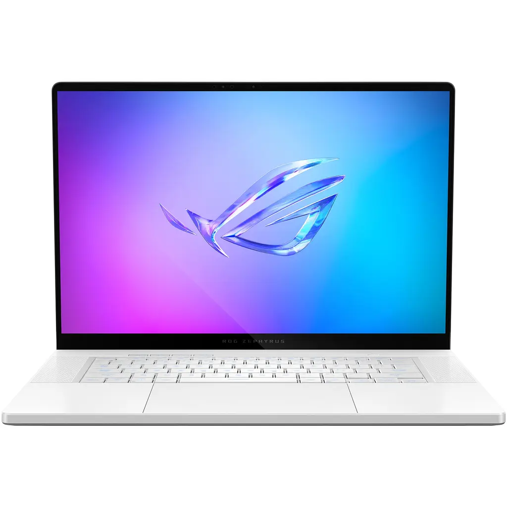 Ноутбук Ігровий ASUS ROG Zephyrus G16 GU605CX з процесором Intel Core Ultra 9 285H pana la 5.4GHz, 16", 2.5K WQXGA, OLED, 240Hz, G-Sync, 64GB LPDDR5X, 2TB S2, 2TB SSD, GDDR7, Windows 11 Pro, Platinum білий - фото 3