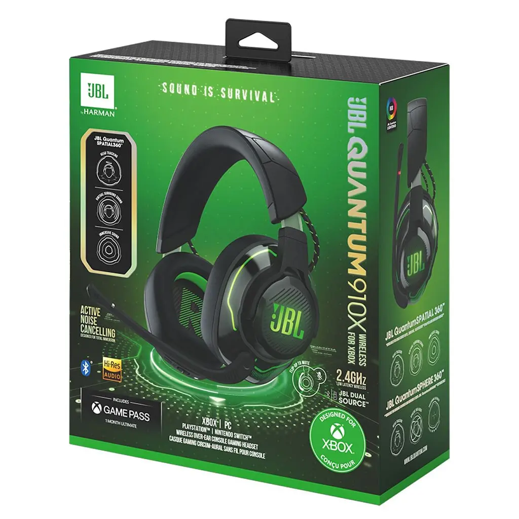 Навушники JBL Quantum 910X Wireless for Xbox Black (JBLQ910XWLBLKGRN) - фото 12