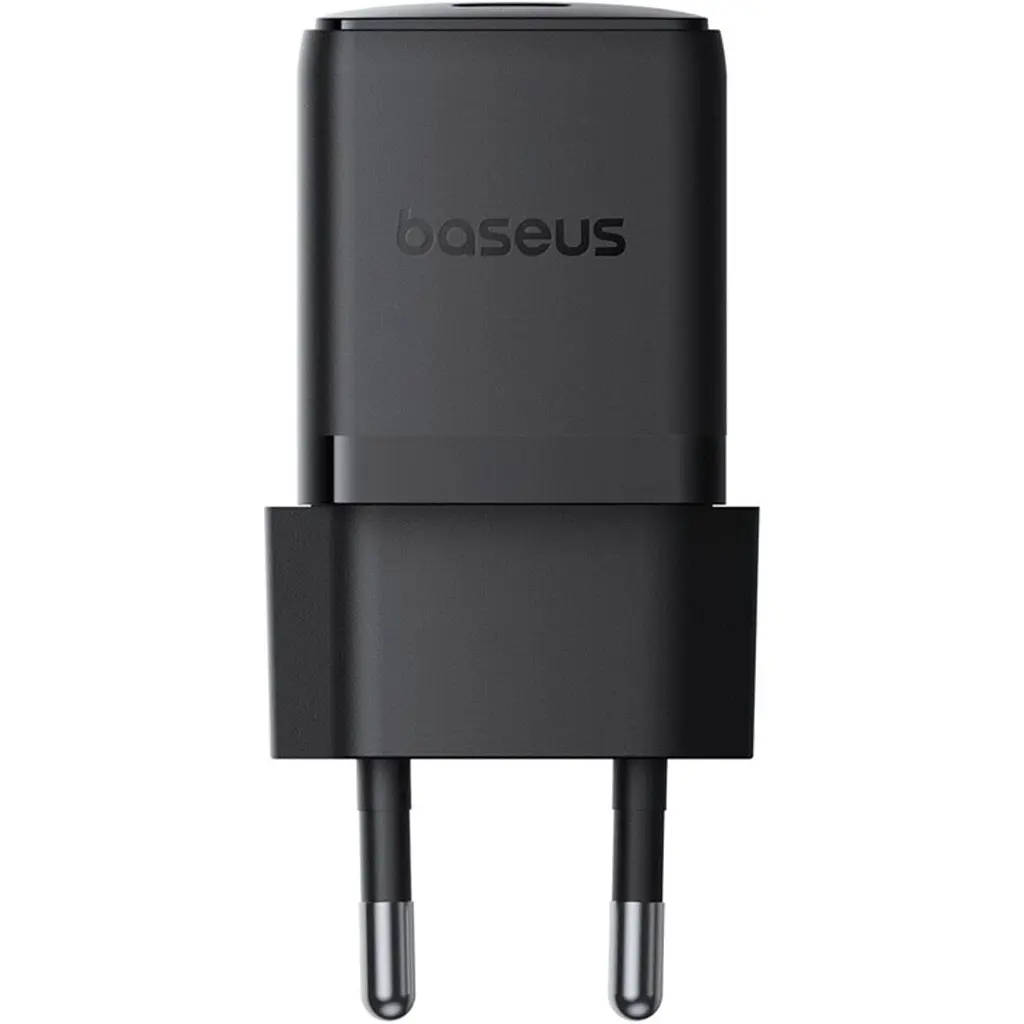 Мережевий зарядний пристрій Baseus Palm Fast Charger 20W + Cable USB-C to Lightning 20W 1m Black (E0116401) [168065] - фото 5