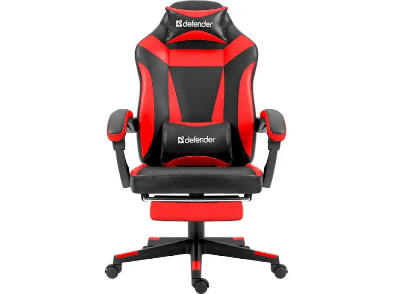 Комп'ютерне крісло для геймера Defender Cruiser Black/Red (64344)