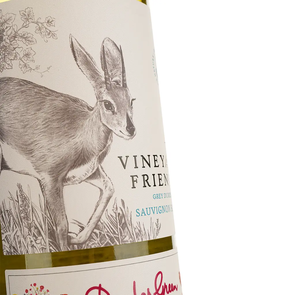 Вино Vineyard Friends Grey Duiker Sauvignon Blanc біле сухе 0.75 л - фото 3