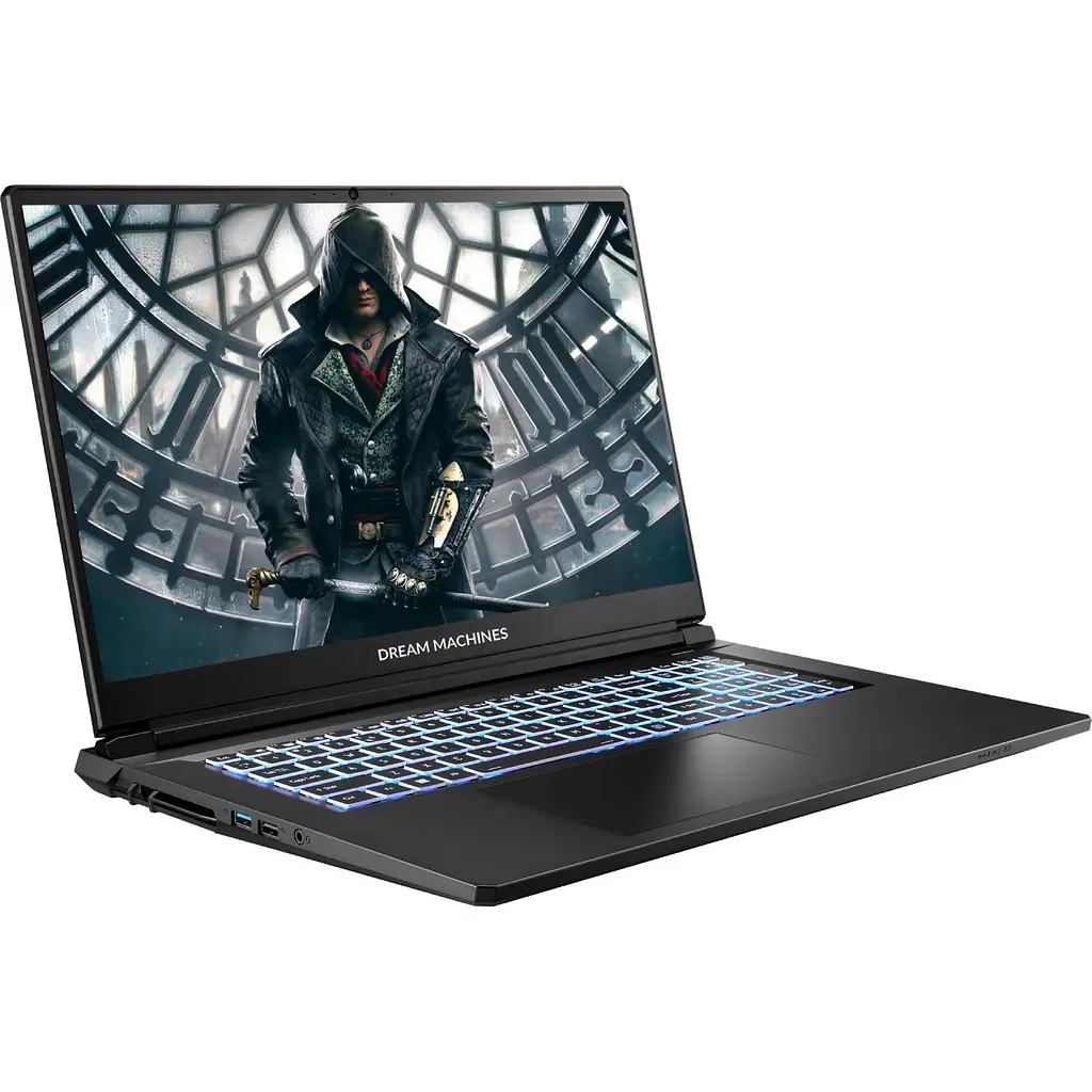 Ноутбук Dream Machines RT5050-17UA28 17.3” FHD 144Hz, 300n/Ryzen 7 H255/16 GB/SSD 1TB/RTX5050/GLAN/DOS - фото 2