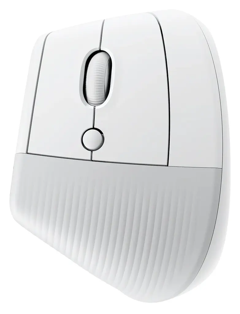 Мышь беспроводная Logitech Lift Bluetooth Vertical Ergonomic White (910-006496) - фото 2