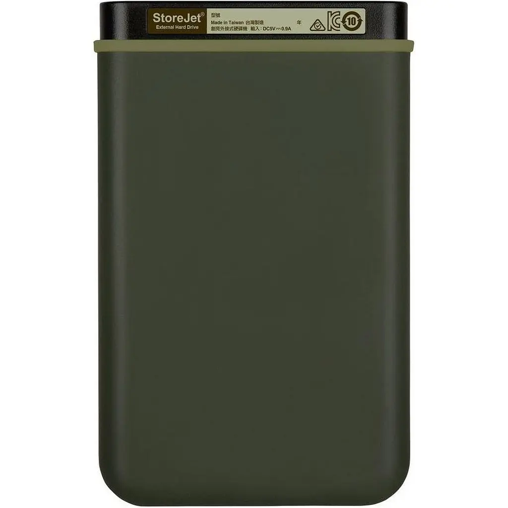 Зовнішній жорсткий диск Transcend StoreJet 25M3 1TB [TS1TSJ25M3G] Military Green [42306] - фото 2