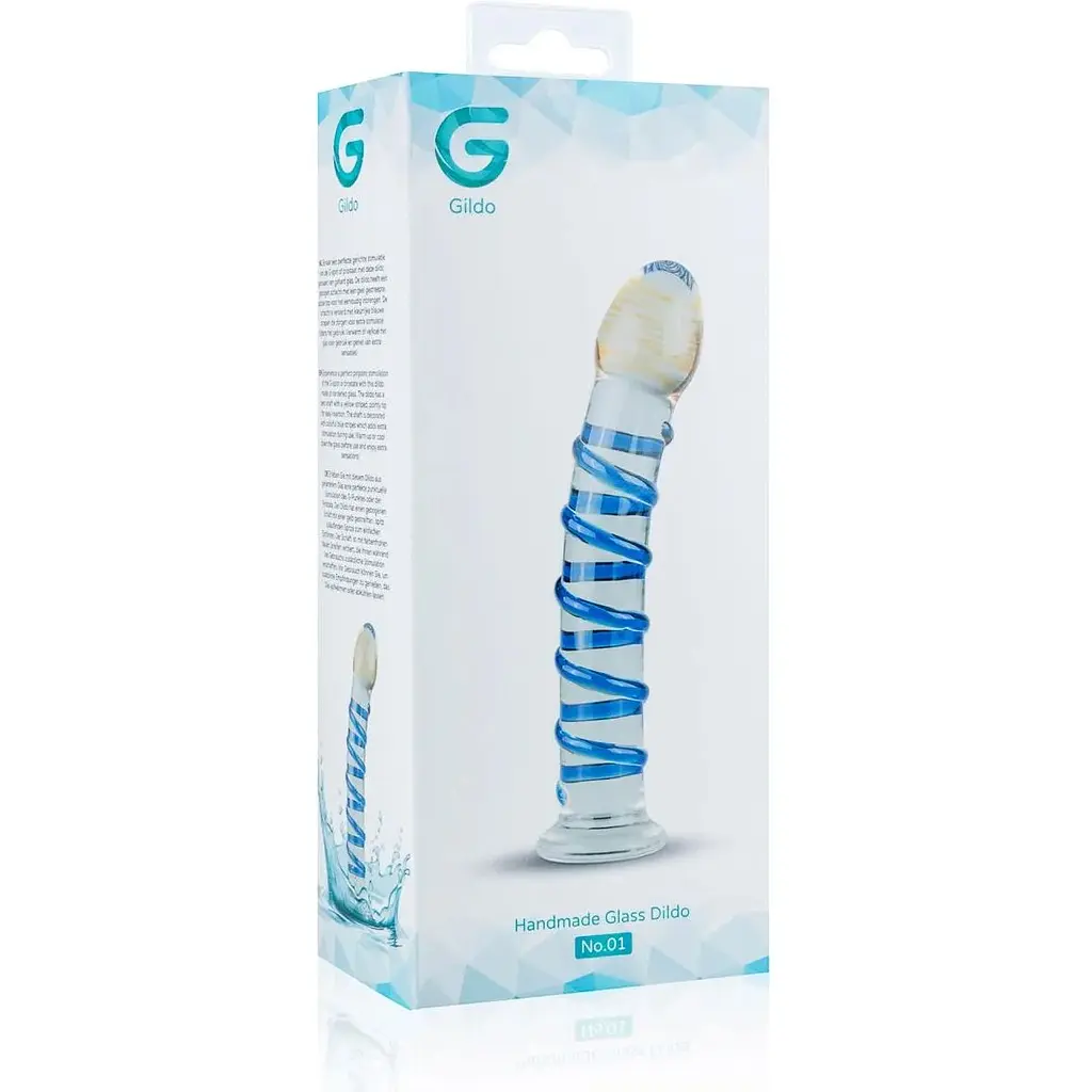 Скляний дилдо Gildo Glass Dildo No.1 - фото 5