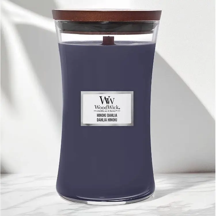 Свічка Woodwick Hinoki Dahlia Large Хінокі далія 609 г (1743611E) - фото 2