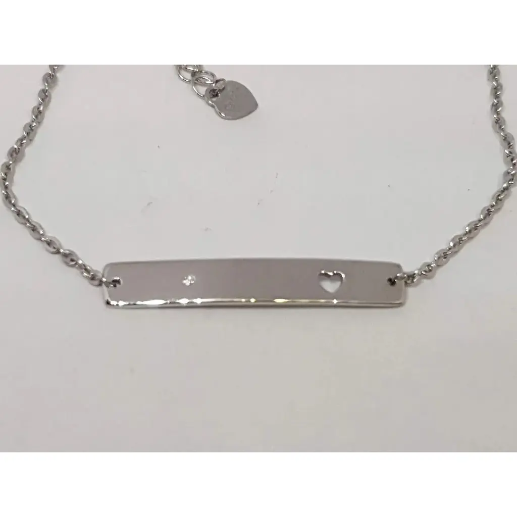 Срібний браслет Qvaliz з фіанітом. 90501262 - фото 2