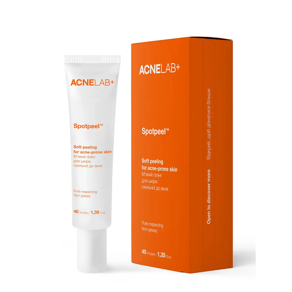 М'який пілінг для шкіри, схильної до акне Spotpeel Soft peeling for acne-prone skin ACNELAB+ 40 мл - фото 7