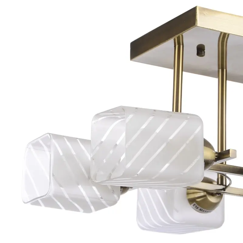 Люстра потолочная Brille E14 40W BZ (BR-596C/6) - фото 2