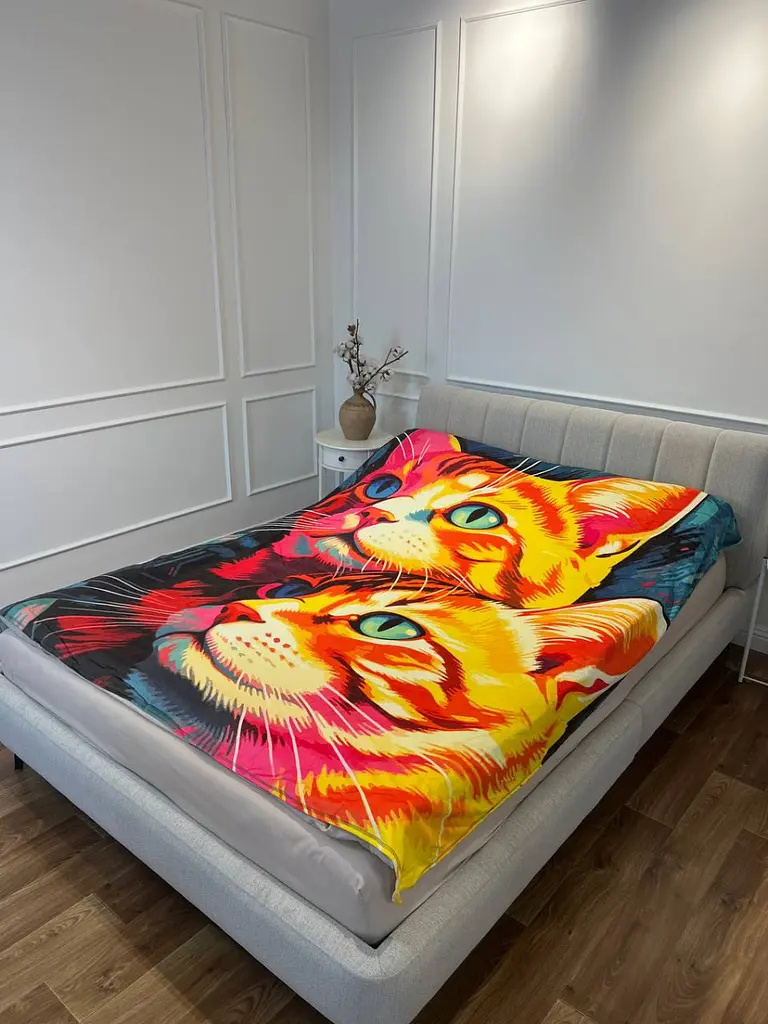 Плед 3D Картина котиків 13452 160х200 см - фото 3