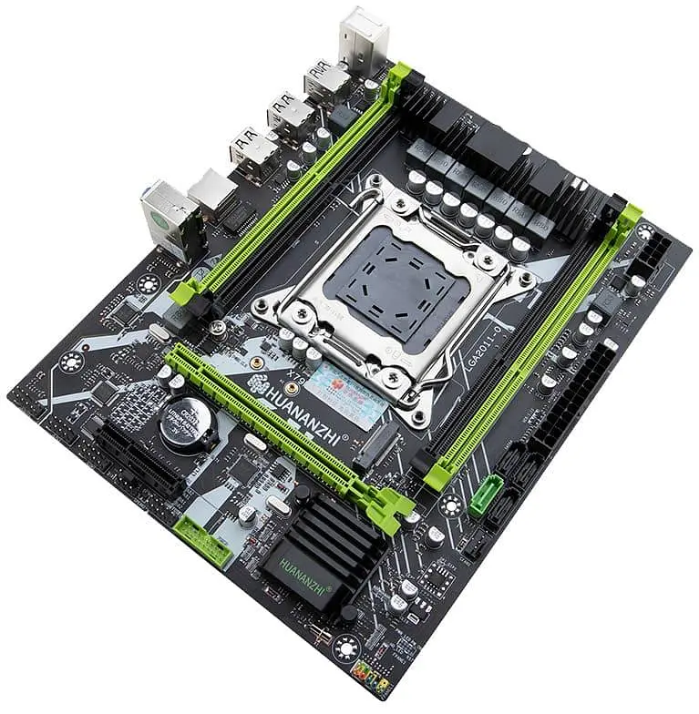 Материнская плата Huananzhi X79 MPRO (HZH-X79-MPRO) (Socket 2011, Intel X79, Micro-ATX) - фото 2
