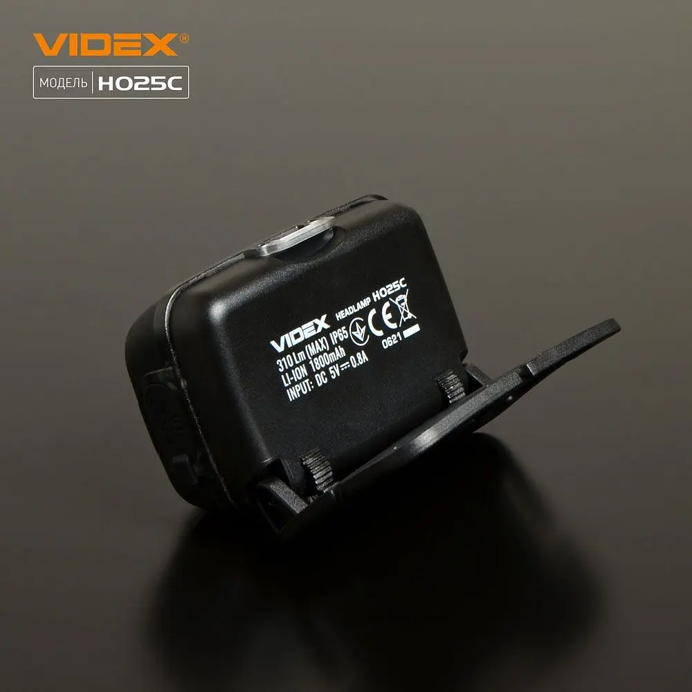 Налобный светодиодный фонарик Videx 310Lm 5000K (VLF-H025C) - фото 3