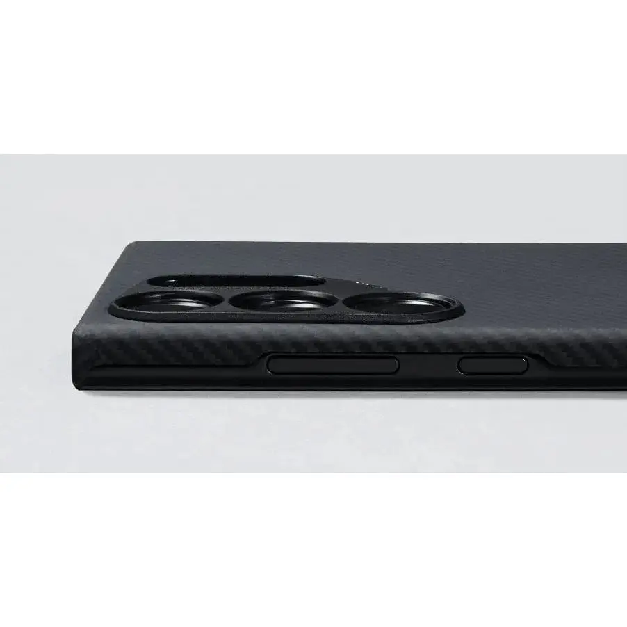 Чохол-накладка Pitaka MagEZ Case 4 Twill Black/Grey для Samsung Galaxy S24 Ultra (KS2401U) - фото 6