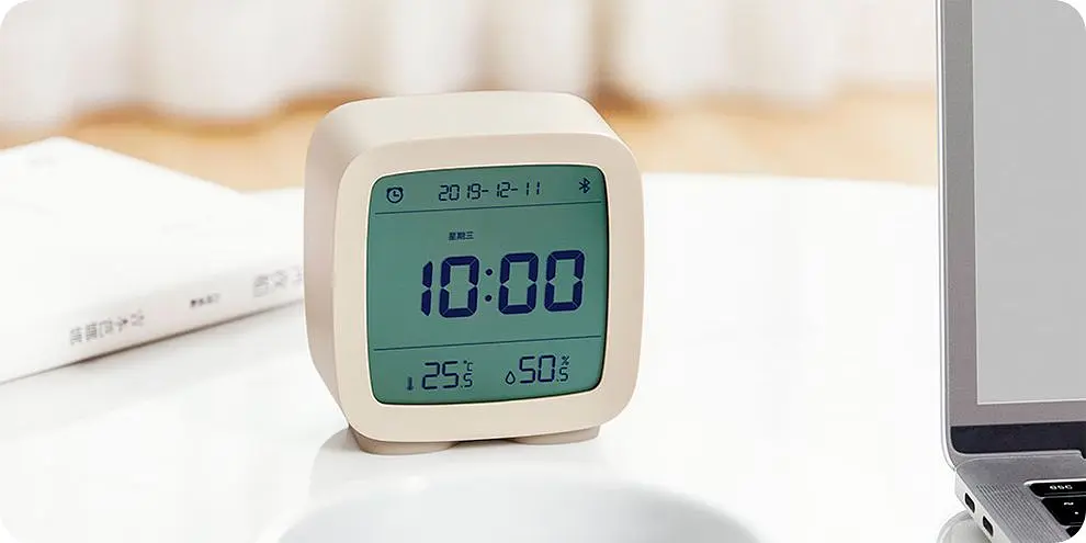Розумний термогігрометр Qingping Bluetooth Alarm Clock White (CGD1) [44861] - фото 2
