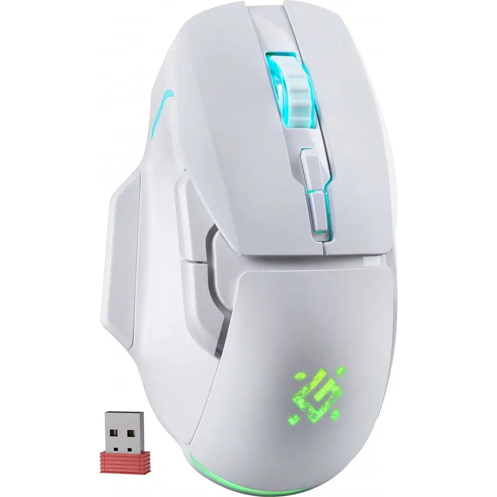 Миша Defender Stix GM-009 White [134323] - фото 4