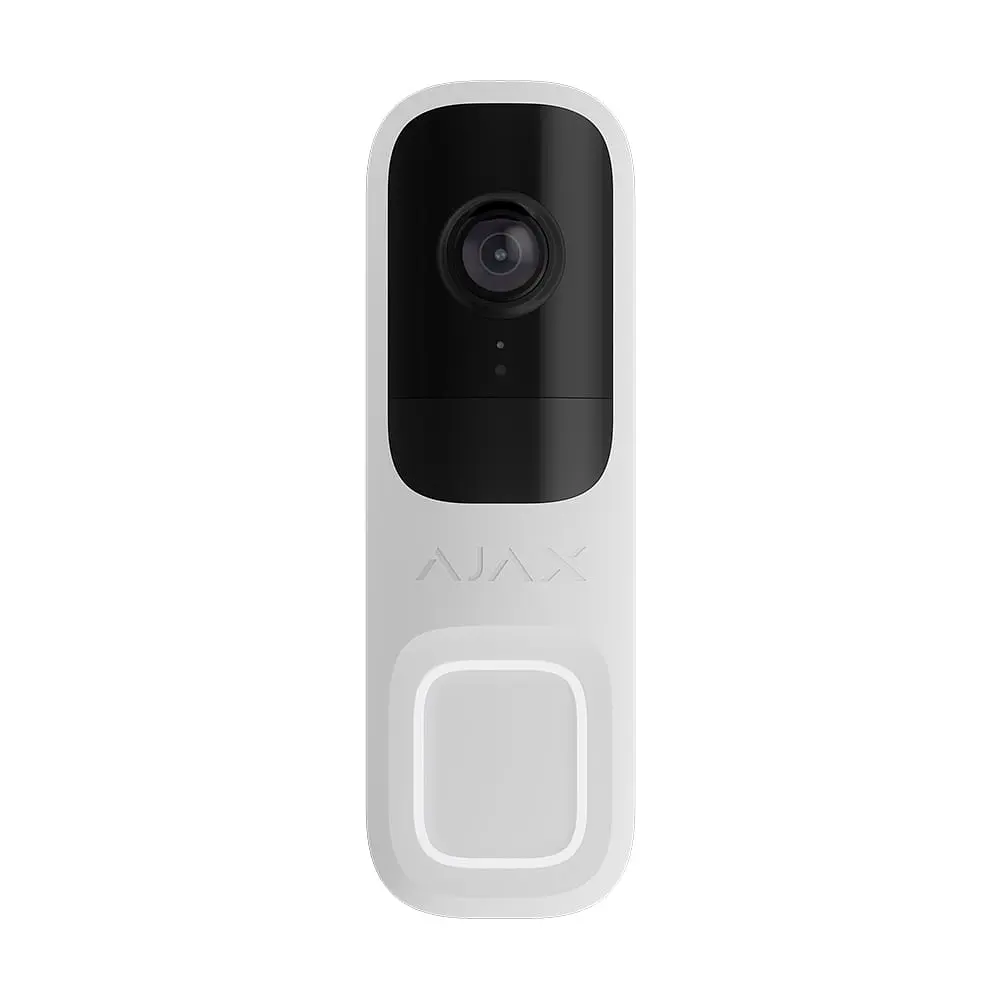Відеодзвінок з WiFi 4Mp Ajax DoorBell White із вбудованим штучним інтелектом та ІЧ датчиком руху (26-00555) - фото 9