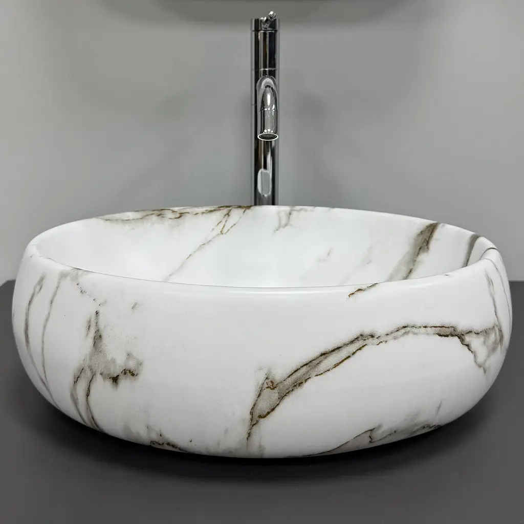 Умивальник VBI Veneto накладний 38x28.5 см lava matt VBI-012813 - фото 5